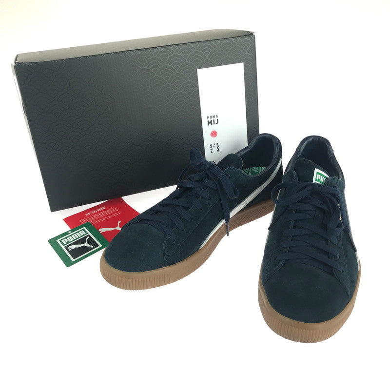 【中古品】【メンズ】 PUMA プーマ  × BILLY'S ビリーズ コラボ CLYDE MIJ 395759-01 クライド ミッド ジャパン スニーカー 靴 162-240911-hi-2-tag サイズ：28.5cm US 10.5 カラー：NAVY 万代Net店