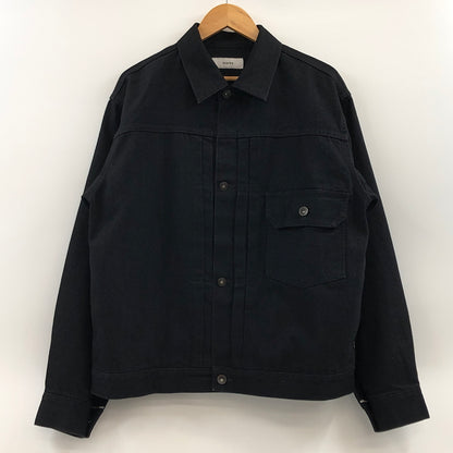【中古品】【メンズ】 MARKA マーカ ORGANIC COTTON DENIM JACKET M25F02BL02C オーガニックコットン デニムジャケット アウター 140-260926-hn-02-fur サイズ：2 カラー：ブラック 万代Net店