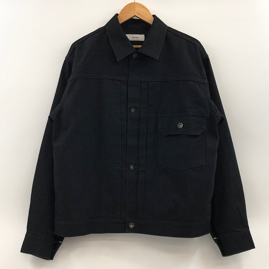 【中古品】【メンズ】 MARKA マーカ ORGANIC COTTON DENIM JACKET M25F02BL02C オーガニックコットン デニムジャケット アウター 140-260926-hn-02-fur サイズ：2 カラー：ブラック 万代Net店