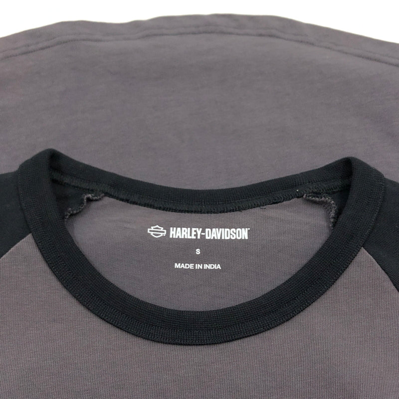 中古品】【メンズ】 HARLEY-DAVIDSON ハーレーダビッドソン RAGLAN L/S