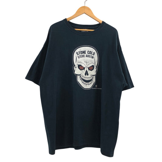【現状渡し品】【メンズ】 STEVE＆BARRY'S スティーブアンドバリーズ STONE COLD STEVE AUSTIN ストーンコールド スティーブ・オースチン 半袖Tシャツ トップス 146-260122-hn-04-fur サイズ：XXL カラー：ネイビー系 万代Net店
