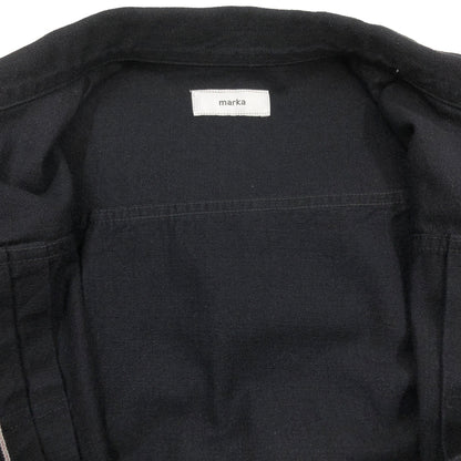 【中古品】【メンズ】 MARKA マーカ ORGANIC COTTON DENIM JACKET M25F02BL02C オーガニックコットン デニムジャケット アウター 140-260926-hn-02-fur サイズ：2 カラー：ブラック 万代Net店