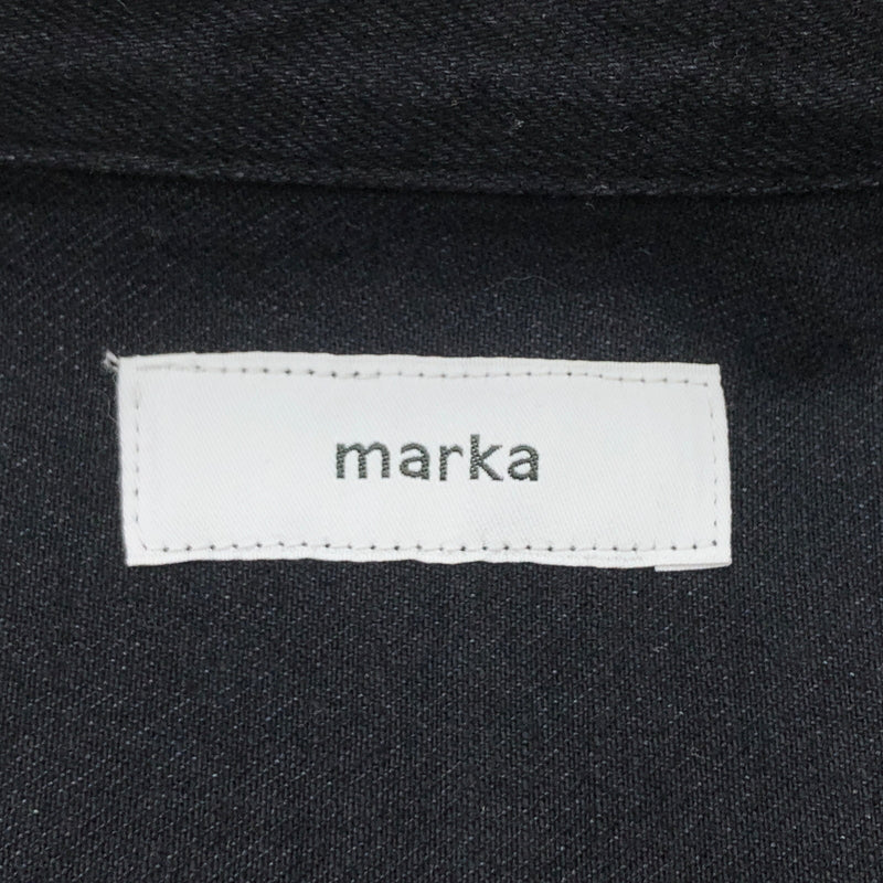 【中古品】【メンズ】 MARKA マーカ ORGANIC COTTON DENIM JACKET M25F02BL02C オーガニックコットン デニムジャケット アウター 140-260926-hn-02-fur サイズ：2 カラー：ブラック 万代Net店