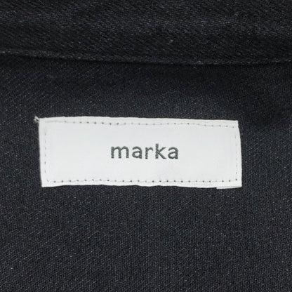 【中古品】【メンズ】 MARKA マーカ ORGANIC COTTON DENIM JACKET M25F02BL02C オーガニックコットン デニムジャケット アウター 140-260926-hn-02-fur サイズ：2 カラー：ブラック 万代Net店