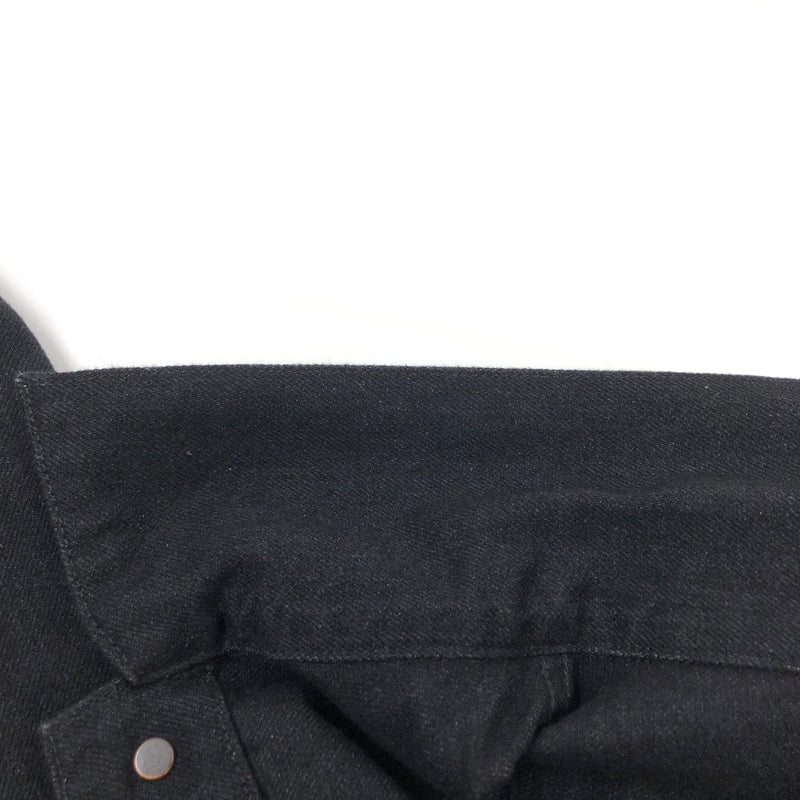【中古品】【メンズ】 MARKA マーカ ORGANIC COTTON DENIM JACKET M25F02BL02C オーガニックコットン デニムジャケット アウター 140-260926-hn-02-fur サイズ：2 カラー：ブラック 万代Net店