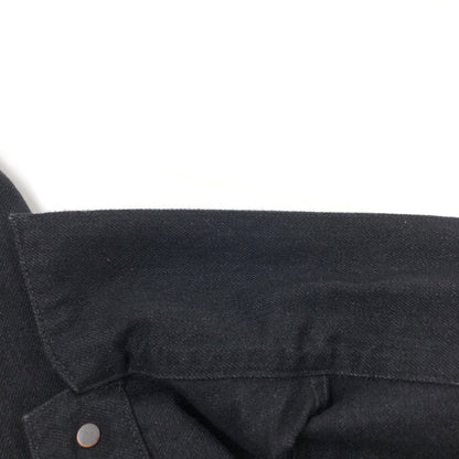 【中古品】【メンズ】 MARKA マーカ ORGANIC COTTON DENIM JACKET M25F02BL02C オーガニックコットン デニムジャケット アウター 140-260926-hn-02-fur サイズ：2 カラー：ブラック 万代Net店