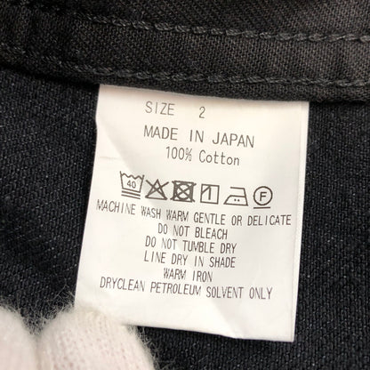 【中古品】【メンズ】 MARKA マーカ ORGANIC COTTON DENIM JACKET M25F02BL02C オーガニックコットン デニムジャケット アウター 140-260926-hn-02-fur サイズ：2 カラー：ブラック 万代Net店