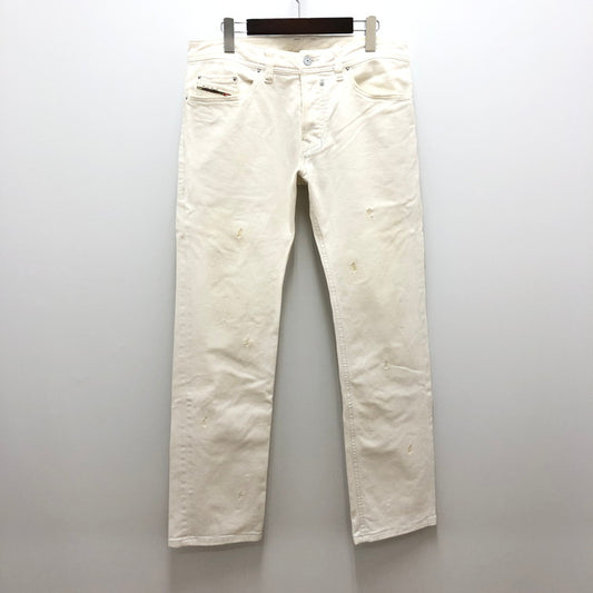 【中古品】【メンズ】 DIESEL ディーゼル DIESEL ディーゼル SAFADO ホワイトデニムパンツ 152-240829-SU-9-tom カラー：ホワイト 万代Net店