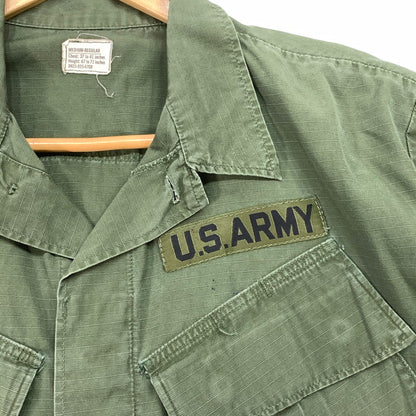 【中古品】【メンズ】 ALLEN OVERALL FATIGUE JACKET ファティーグジャケット ブランド 古着 145-260201-gm-27-fuz サイズ：M カラー：グリーン 万代Net店