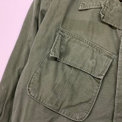 【中古品】【メンズ】 ALLEN OVERALL FATIGUE JACKET ファティーグジャケット ブランド 古着 145-260201-gm-27-fuz サイズ：M カラー：グリーン 万代Net店
