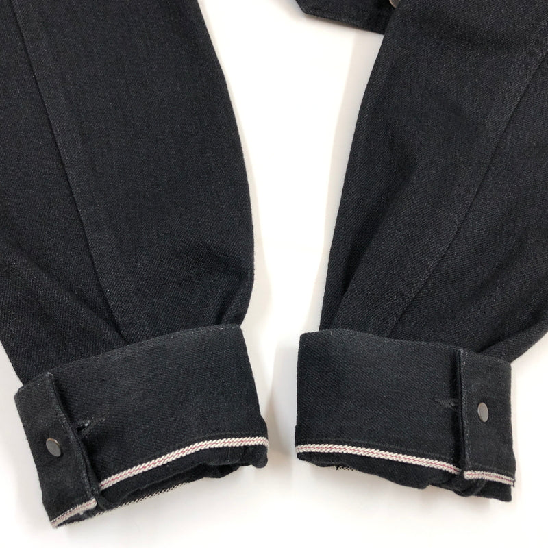 【中古品】【メンズ】 MARKA マーカ ORGANIC COTTON DENIM JACKET M25F02BL02C オーガニックコットン デニムジャケット アウター 140-260926-hn-02-fur サイズ：2 カラー：ブラック 万代Net店