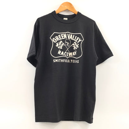 【中古品】【メンズ】 WAREHOUSE ウエアハウス GREEN VALLEY S/S TEE 4601 半袖Tシャツ トップス 145-260704-hn-04-fur サイズ：M カラー：ブラック 万代Net店