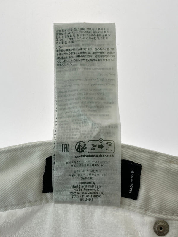 【中古品】【メンズ】 DSQUARED2 ディースクエアード WHITE DENIM PANTS ホワイトデニムパンツ ボトムス 151-260509-yn-20-min サイズ：50 カラー：ホワイト 万代Net店