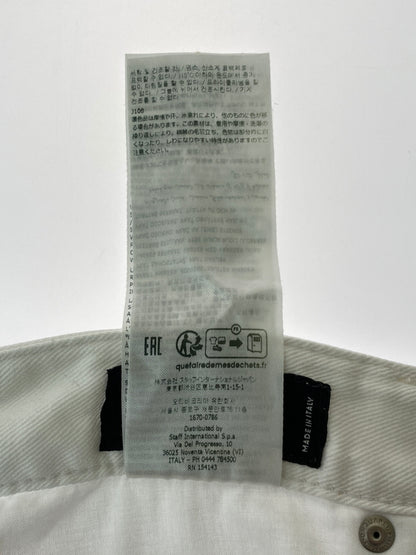 【中古品】【メンズ】 DSQUARED2 ディースクエアード WHITE DENIM PANTS ホワイトデニムパンツ ボトムス 151-260509-yn-20-min サイズ：50 カラー：ホワイト 万代Net店