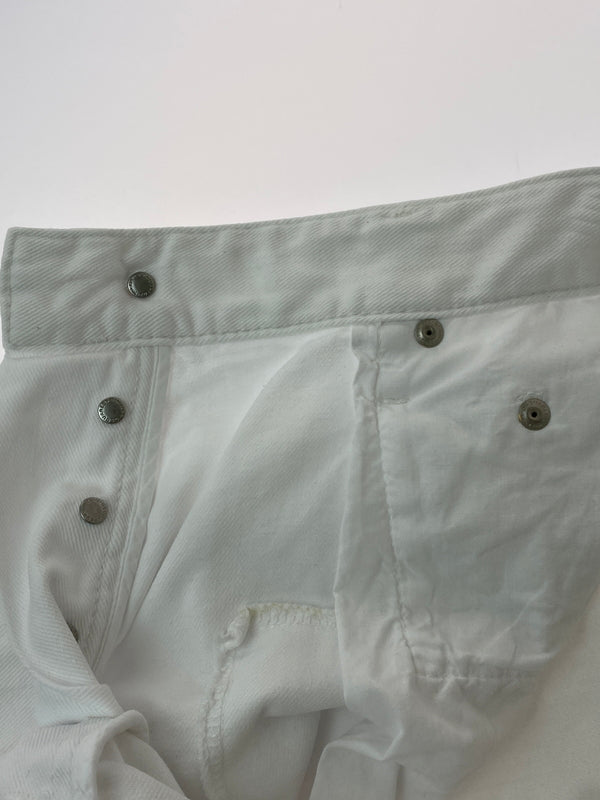 【中古品】【メンズ】 DSQUARED2 ディースクエアード WHITE DENIM PANTS ホワイトデニムパンツ ボトムス 151-260509-yn-20-min サイズ：50 カラー：ホワイト 万代Net店