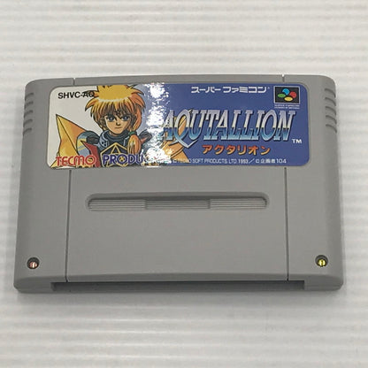 【中古品】 テクモ スーパーファミコンソフト アクタリオン SHVC-AQ 動作確認済み 箱・説ダメージあり 保管臭あり 023-260922-ti-10-tagh 万代Net店