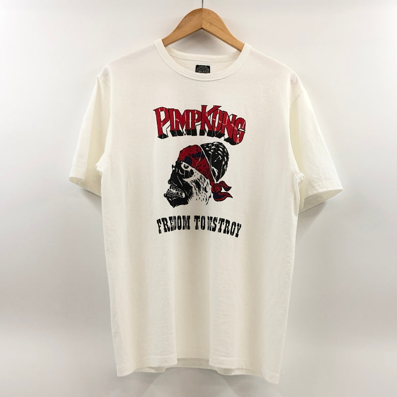 【中古品】【メンズ】 JELADO ジェラード PIMP KONG S/S TEE AB21235 半袖Tシャツ トップス 145-260704-hn-05-fur サイズ：40 カラー：ホワイト 万代Net店
