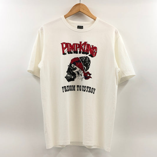 【中古品】【メンズ】 JELADO ジェラード PIMP KONG S/S TEE AB21235 半袖Tシャツ トップス 145-260704-hn-05-fur サイズ：40 カラー：ホワイト 万代Net店