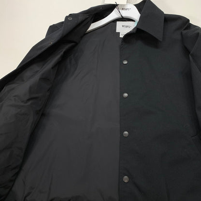 【中古品】【メンズ】 WTAPS ダブルタップス 251TQDT-JKM01 25SS CHIEF JACKET ジャケット アウター ブランド 古着 142-260201-gm-30-fuz サイズ：03 カラー：ブラック 万代Net店