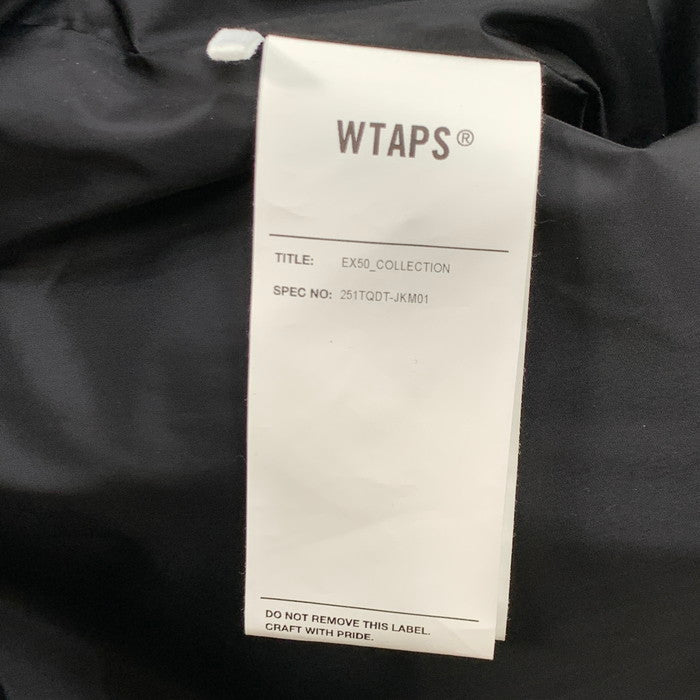 【中古品】【メンズ】 WTAPS ダブルタップス 251TQDT-JKM01 25SS CHIEF JACKET ジャケット アウター ブランド 古着 142-260201-gm-30-fuz サイズ：03 カラー：ブラック 万代Net店