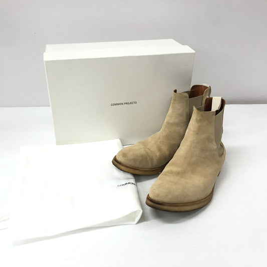 【中古品】【メンズ】 COMMON PROJECTS コモンプロジェクツ サイドゴアブーツ シューズ 靴 164-240416-yo-4-tei サイズ：41 カラー：ベージュ 万代Net店
