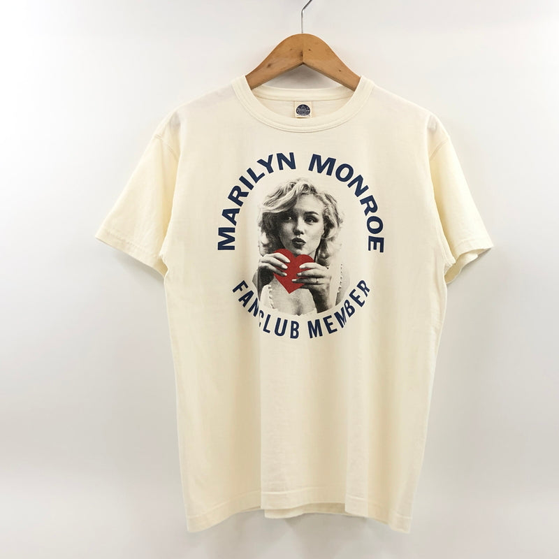 【中古品】【メンズ】 TOYS MCCOY トイズマッコイ MARILYN MONROE TEE "FAN CLUB MEMBER" TMC2513 半袖Tシャツ トップス 145-260704-hn-07-fur サイズ：L カラー：ホワイト 万代Net店