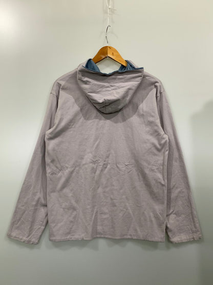 【中古品】【メンズ】 Needles ニードルス 23AW LS REVERSIBLE HOODY NS268 ロングスリーブ リバーシブル フーディー トップス 140-240326-yn-20-min カラー：SAX/GREY 万代Net店