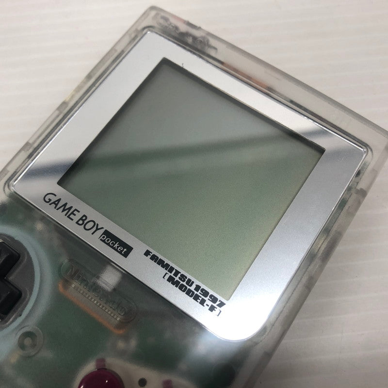 【中古品】 ゲームボーイポケット ファミ通限定モデル スケルトン 023-260903-ns-04-teih 万代Net店