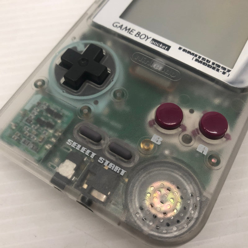 【中古品】 ゲームボーイポケット ファミ通限定モデル スケルトン 023-260903-ns-04-teih 万代Net店