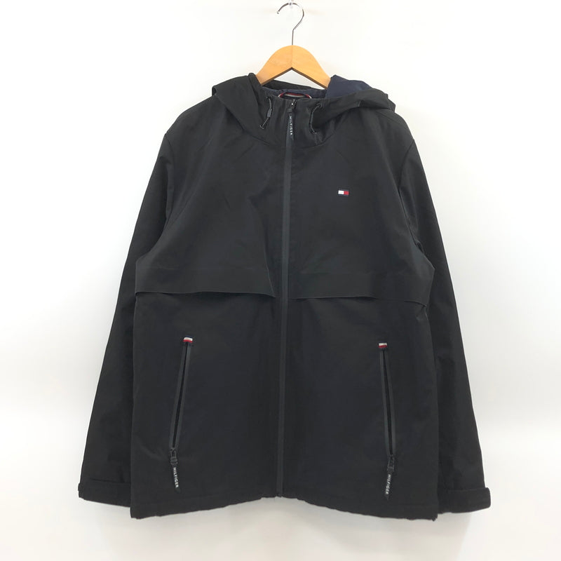 【中古品】【メンズ】 TOMMY HILFIGER トミーヒルフィガー STRETCH WATER RESISTANT WIND RESISTANT DOWN JACKET ダウンジャケット アウター 147-260704-hn-09-fur サイズ：L カラー：ブラック 万代Net店