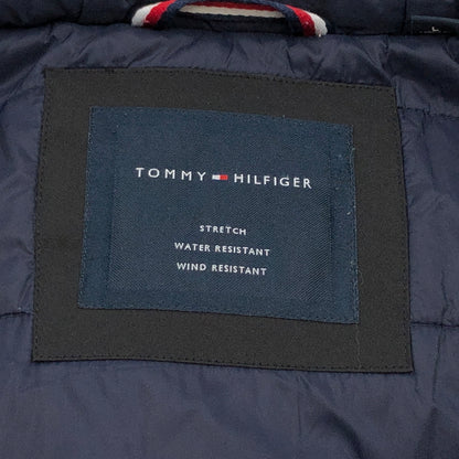 【中古品】【メンズ】 TOMMY HILFIGER トミーヒルフィガー STRETCH WATER RESISTANT WIND RESISTANT DOWN JACKET ダウンジャケット アウター 147-260704-hn-09-fur サイズ：L カラー：ブラック 万代Net店