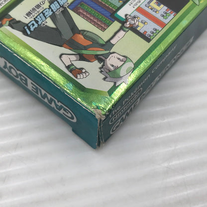 【中古品】 任天堂 GBAソフト ポケットモンスター エメラルド ワイヤレスアダプタ同梱 AGB-R-BPEJ ソフト動作確認済み アダプタサビあり ラベル・箱・説イタミあり 023-260922-ti-11-tagh 万代Net店