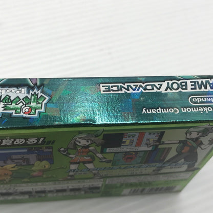 【中古品】 任天堂 GBAソフト ポケットモンスター エメラルド ワイヤレスアダプタ同梱 AGB-R-BPEJ ソフト動作確認済み アダプタサビあり ラベル・箱・説イタミあり 023-260922-ti-11-tagh 万代Net店