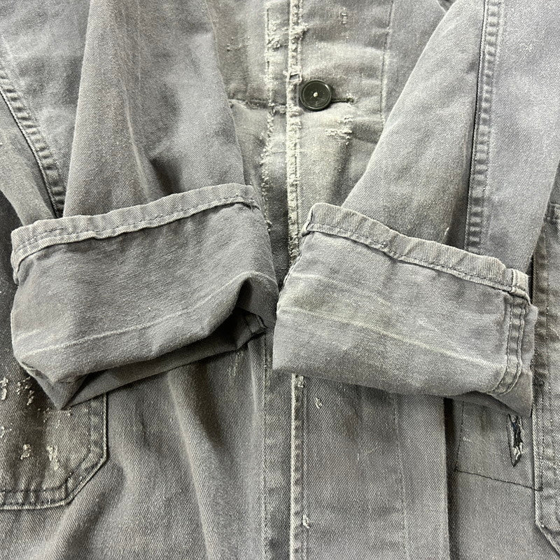 【現状渡し品】【メンズ】 KEMPEL ケンペル 70's COVERALL VINTAGE 70年代 カバーオール ヴィンテージ 145-251022-yo-12-tei サイズ：54 カラー：グレー 万代Net店