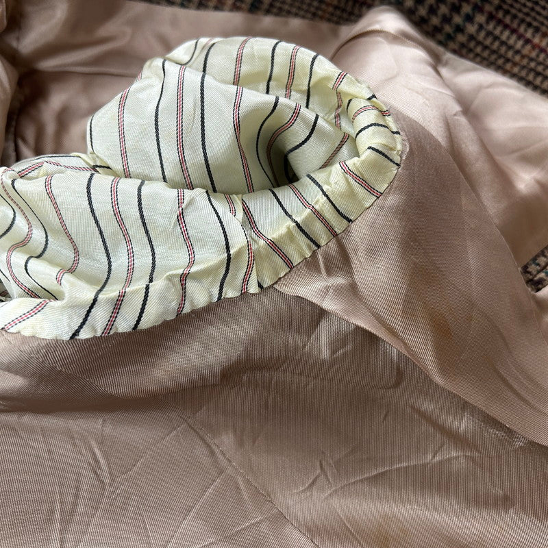 【中古品】【メンズ】 Polo by Ralph Lauren ポロバイラルフローレン 90's CHECK TAILORED JACKET 90年代 チェック テーラードジャケット ライトアウター 145-251022-yo-13-tei サイズ：表記無し カラー：ブラウン 万代Net店