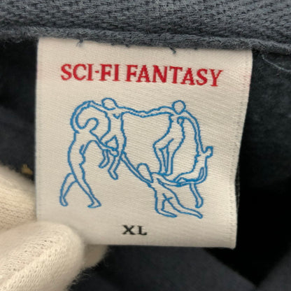 【現状渡し品】【メンズ】 SCI-FI-FANTASY サイファイ ファンタジー プルオーバーパーカー スウェット 長袖 トップス 142-250423-hn-02-fur サイズ：XL カラー：ネイビー 万代Net店
