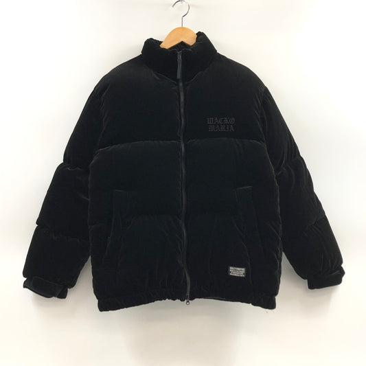 【中古品】【メンズ】 WACKO MARIA ワコマリア × NANGA ナンガ VELVET DOWN JACKET 24FW-WMO-NA04 ベルベット ダウンジャケット アウター 142-260704-hn-11-fur サイズ：M カラー：ブラック 万代Net店