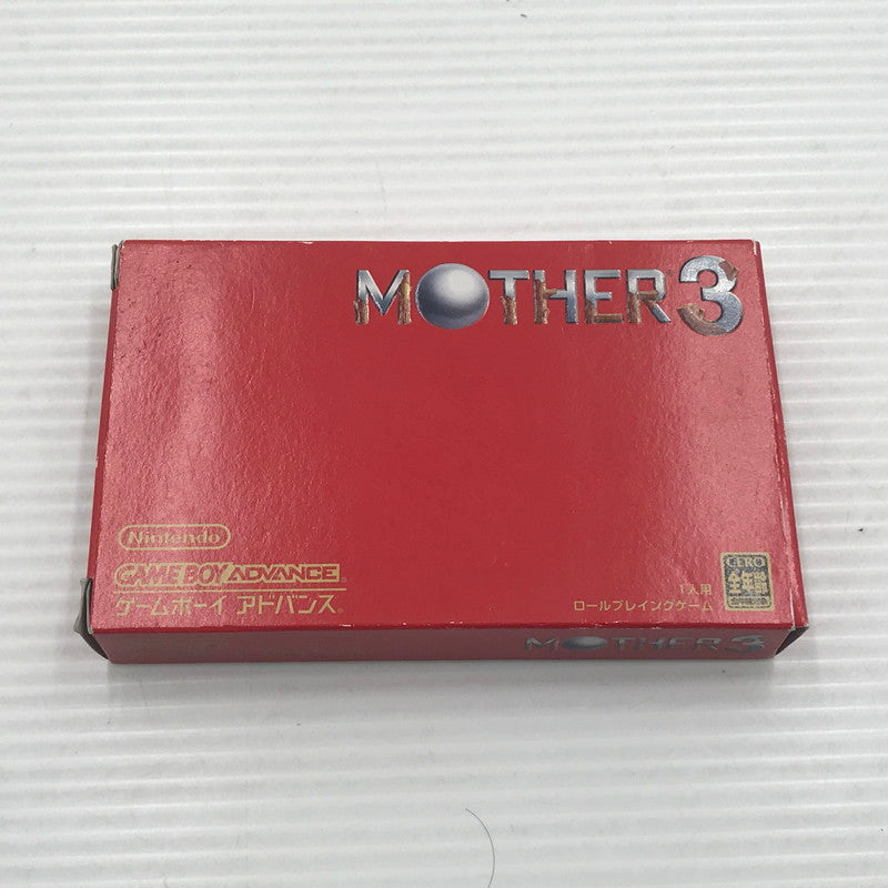 【中古品】 任天堂 GBAソフト MOTHER3 AGB-P-A3UJ 動作確認済み 箱イタミ・内箱カビあり 023-260922-ti-13-tagh 万代Net店