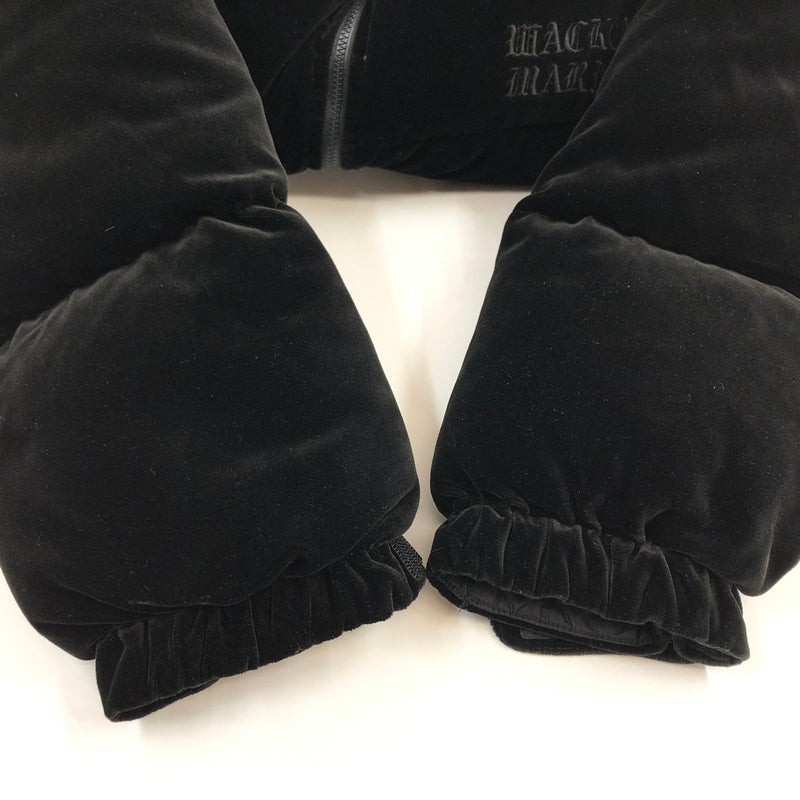 【中古品】【メンズ】 WACKO MARIA ワコマリア × NANGA ナンガ VELVET DOWN JACKET 24FW-WMO-NA04 ベルベット ダウンジャケット アウター 142-260704-hn-11-fur サイズ：M カラー：ブラック 万代Net店