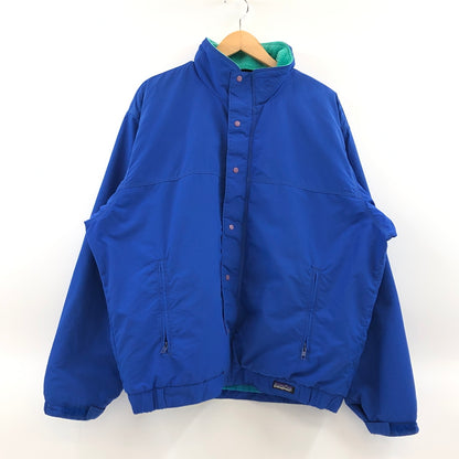 【ジャンク品】【メンズ】 PATAGONIA パタゴニア 80-90'S シンチラサークジャケット ナイロンジャケット アウター 144-260705-hn-01-fur サイズ：L カラー：ブルー 万代Net店