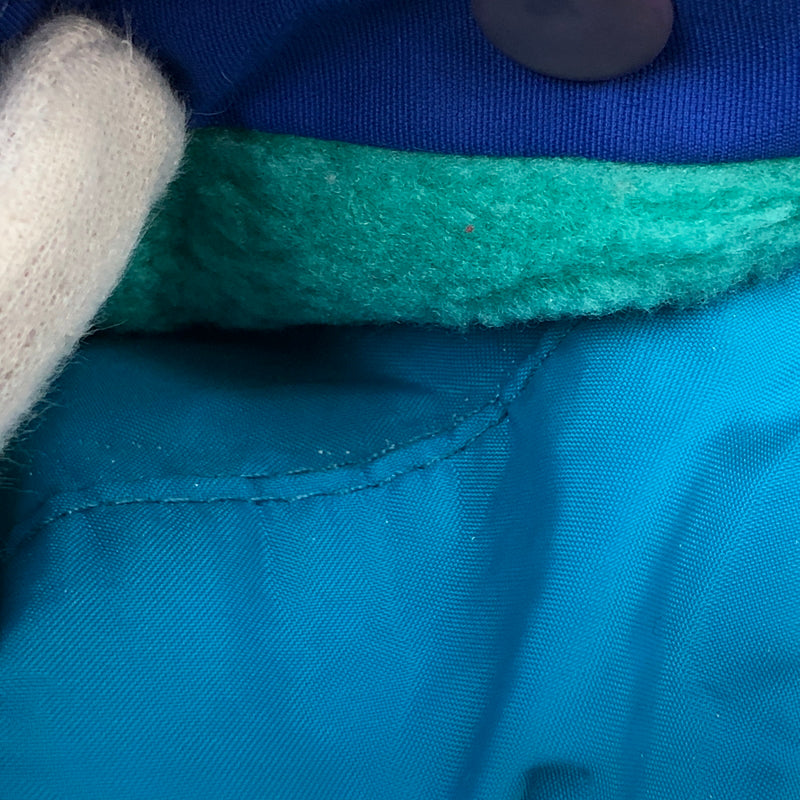 【ジャンク品】【メンズ】 PATAGONIA パタゴニア 80-90'S シンチラサークジャケット ナイロンジャケット アウター 144-260705-hn-01-fur サイズ：L カラー：ブルー 万代Net店