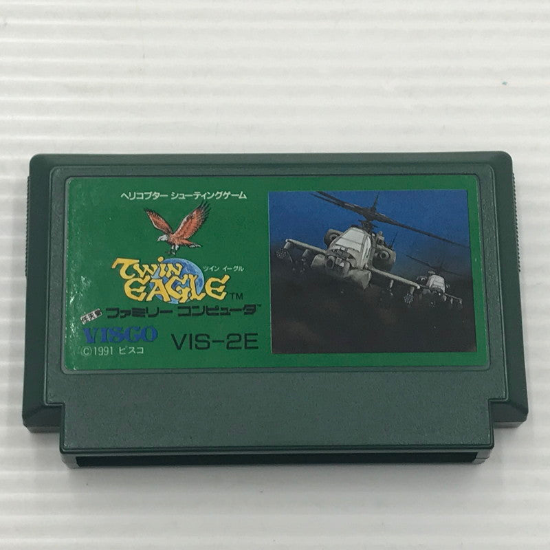 【現状渡し品】 ビスコ ファミコンソフト ツインイーグル VIS-2E 本体のみ 動作確認済み 小欠け多数 023-260922-ti-15-tagh 万代Net店