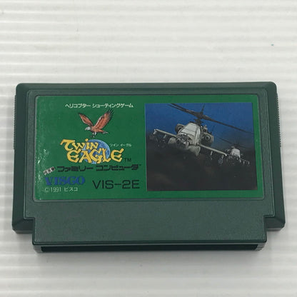 【現状渡し品】 ビスコ ファミコンソフト ツインイーグル VIS-2E 本体のみ 動作確認済み 小欠け多数 023-260922-ti-15-tagh 万代Net店
