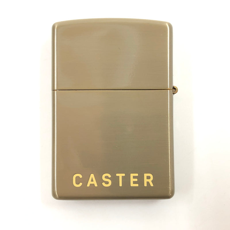 【中古美品】【メンズ/レディース】 ZIPPO ジッポ WINSTON CASTER OIL LIGHTER ウィンストン キャスター オイルライター 小物 206-260705-hn-03-fur カラー：ゴールド系 万代Net店