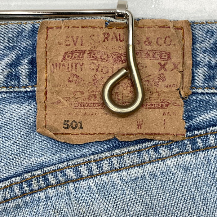 【中古品】【メンズ】 Levi's リーバイス 501 ストレート デニムパンツ ジーンズ ブランド 古着 156-260207-gm-04-fuz サイズ：W30L32 カラー：インディゴ 万代Net店