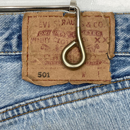 【中古品】【メンズ】 Levi's リーバイス 501 ストレート デニムパンツ ジーンズ ブランド 古着 156-260207-gm-04-fuz サイズ：W30L32 カラー：インディゴ 万代Net店