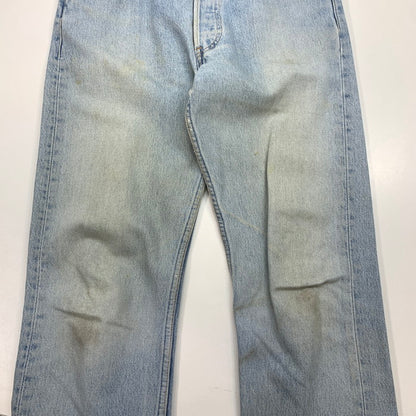 【中古品】【メンズ】 Levi's リーバイス 501 ストレート デニムパンツ ジーンズ ブランド 古着 156-260207-gm-04-fuz サイズ：W30L32 カラー：インディゴ 万代Net店