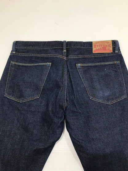 【中古品】【メンズ】 HYSTERIC GLAMOUR ヒステリックグラマー STUDS RAW DENIM PANTS 0233AP12 スタッズ ロー デニム パンツ ボトムス 151-260729-rt-25-tagh サイズ：34 カラー：インディゴ 万代Net店
