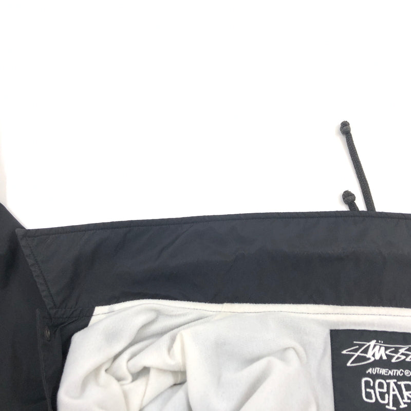 【中古品】【メンズ】 STUSSY ステューシー × NEXUS7 ネクサスセブン AUTHENTIC GEAR COACH JACKET オーセンティック ギア コーチジャケット ナイロンジャケット アウター 142-260926-hn-04-fur サイズ：L カラー：ブラック 万代Net店