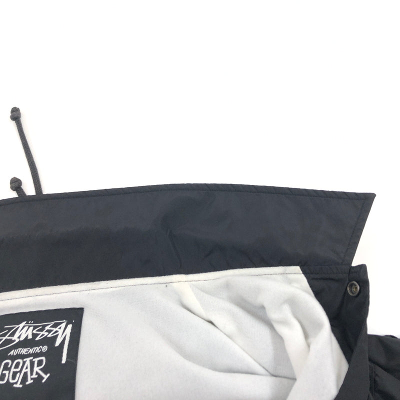 【中古品】【メンズ】 STUSSY ステューシー × NEXUS7 ネクサスセブン AUTHENTIC GEAR COACH JACKET オーセンティック ギア コーチジャケット ナイロンジャケット アウター 142-260926-hn-04-fur サイズ：L カラー：ブラック 万代Net店